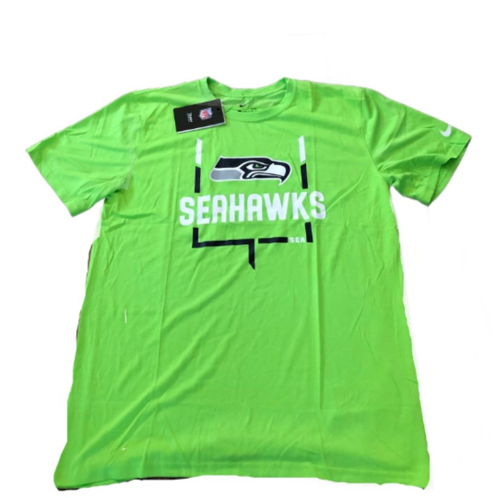 NWT Seattle Seahawks Nike Dri-Fit Legend Field Goal Logo Performance T-Shirt
